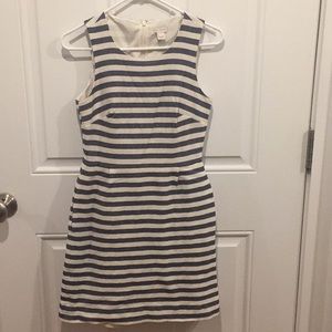 J. Crew size 2 striped dress
